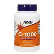 Vitamin C 1000 mg,100 tabs, Now