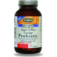Super 5 Plus Lozenge Probiotic (60 μασώμενα δισκία), Udo's Choice