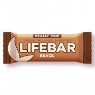 Μπάρα ενέργειας με καρύδια βραζιλίας, ωμή και vegan, 47 γρ., Lifebar