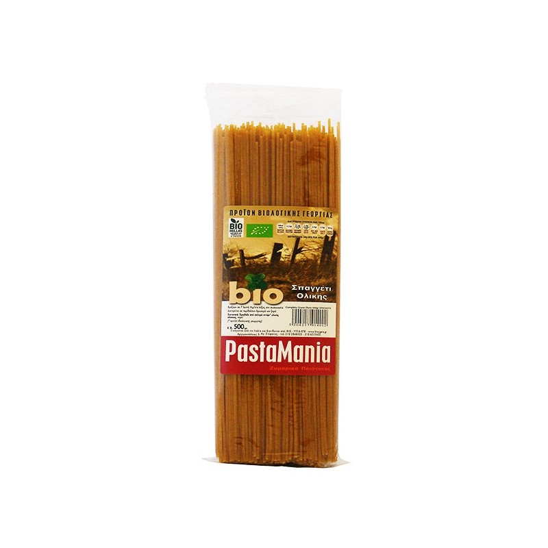 Σπαγγέτι ολικής 500 γρ., Pastamania
