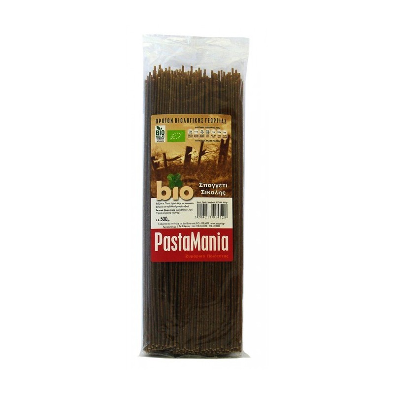 Σπαγγέτι Σίκαλης ΒΙΟ, 500 γρ., Pasta mania