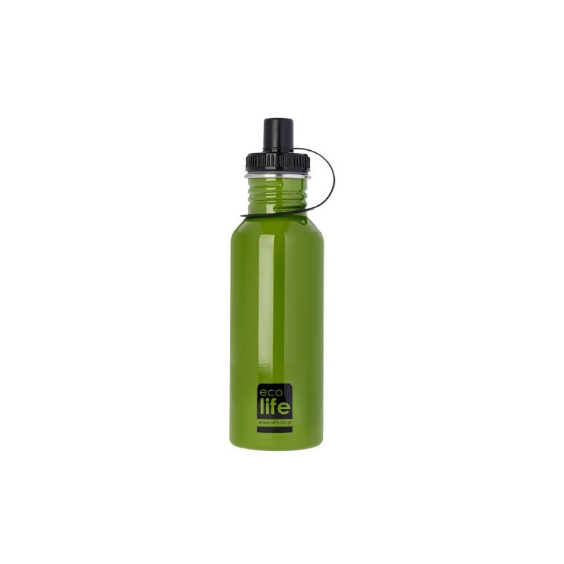 Ανοξείδωτο παγούρι πράσινο, 600 ml - Ecolife